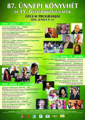 Mentés Másként Együttes szabadtéri koncertje a 87. Ünnepi könyvhét és 15. Gyermekkönyvnapokon, Gyulán